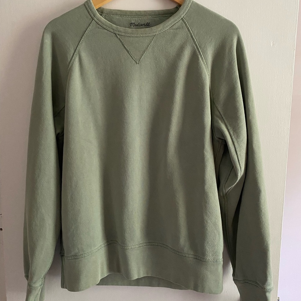 Madewell Garment-Dyed Crewneck Sweatshirt